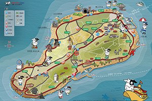小琉球旅遊地圖